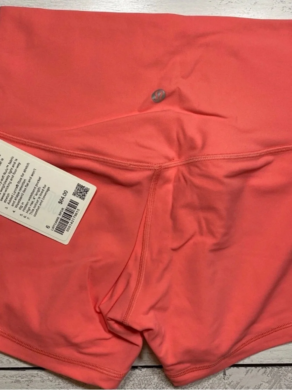 Lululemon ALIGN High Rise Short 4” - Raspberry Cream - 6 - NWT RARE